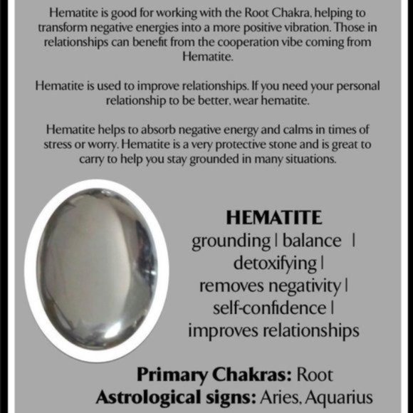 Hematite Stone Magnetic Energy Bracelet unisex - Picture 6 of 7